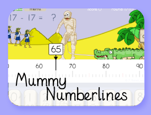 Mummy Numberline