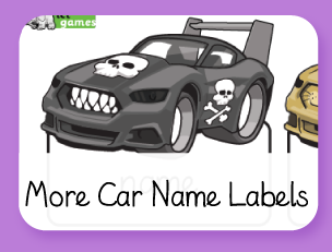 Car Name Labels