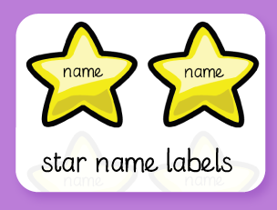 Star Name Labels